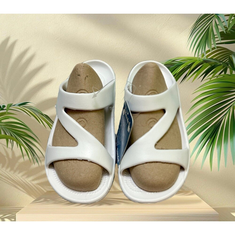 Hounds Kids White Slide Sandals size 9/M